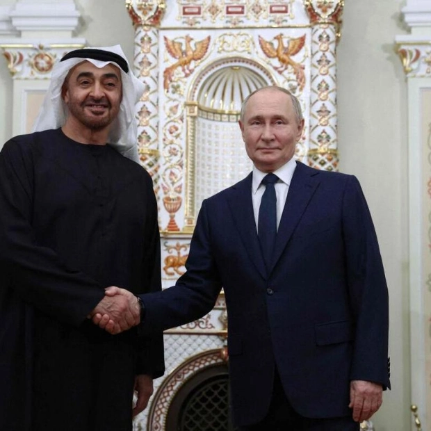 UAE President Arrives in Russia for BRICS Summit