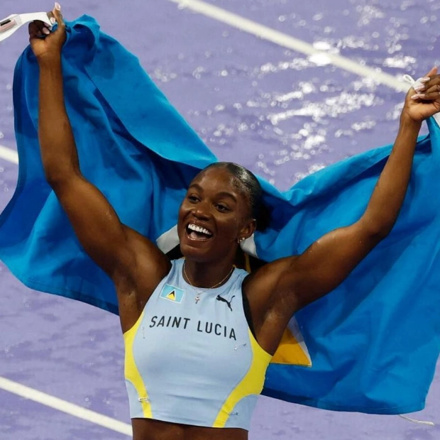 Julien Alfred Shines as Saint Lucia Wins First Olympic Medal