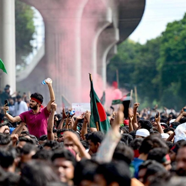 Bangladesh Celebrates Hasina's Exit Amidst Uncertainty