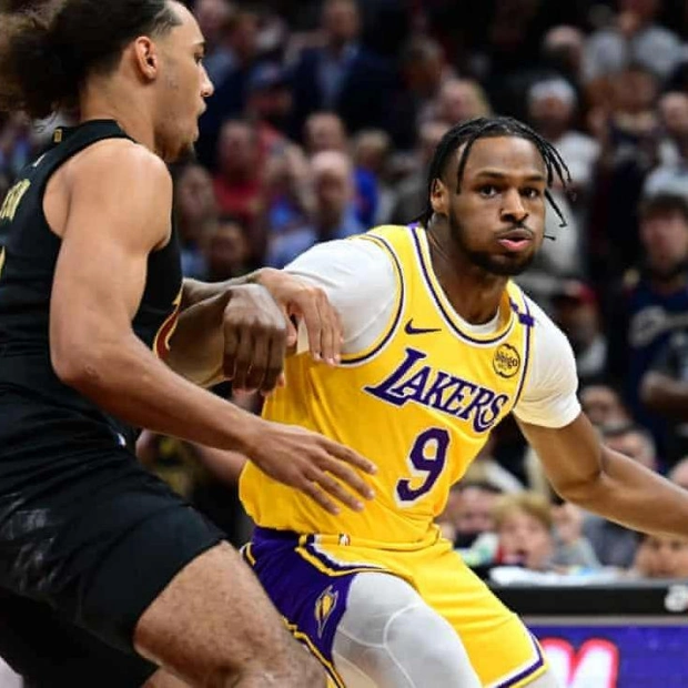 Bronny James Scores First NBA Points in Cleveland