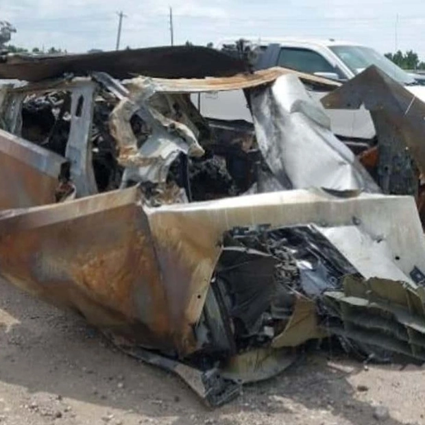 Mangled Cybertruck Up for Auction: A Glimpse into a Post-Accident Wreck