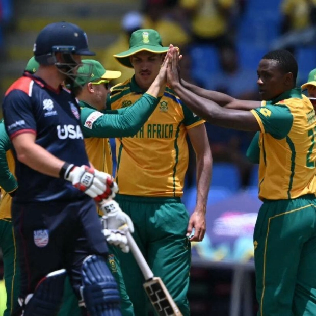 South Africa Triumphs Over USA in T20 World Cup Super 8
