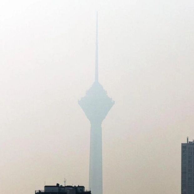 Smog Engulfs Tehran's Milad Tower Amid Severe Pollution