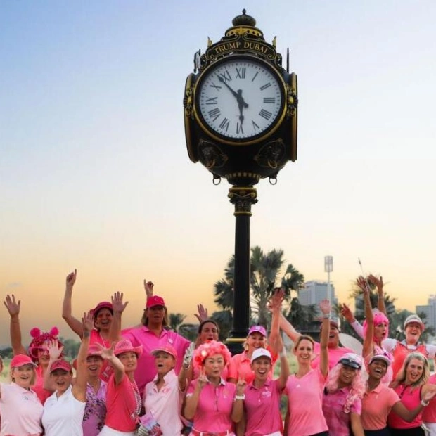 Pink Ladies Breast Cancer Awareness Day at Trump Golf Club Dubai