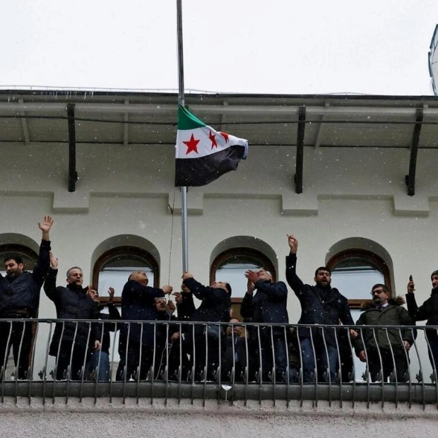 Syrian Rebel Flag Hoisted Over Moscow Embassy