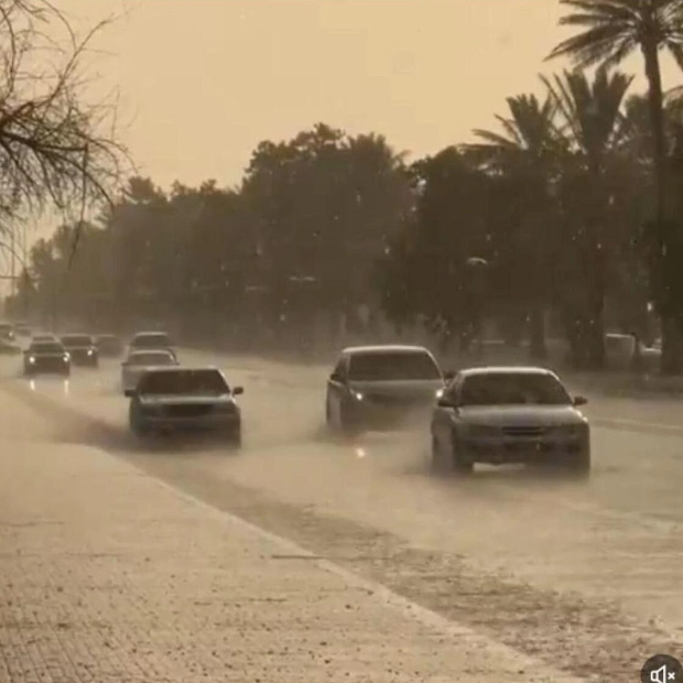 Heavy Showers and Hail Hit Al Ain City, UAE: Weather Advisory Issued