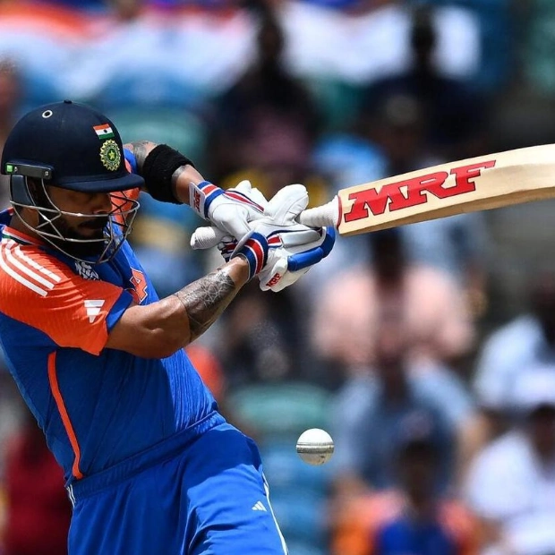 Virat Kohli's Half-Century Helps India Post 176 in T20 World Cup Final