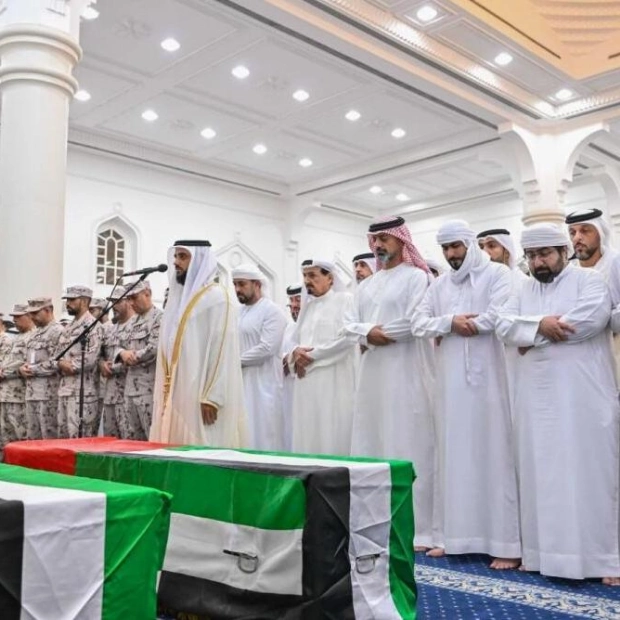 Funeral Prayers Held for Fallen Soldiers in Ajman