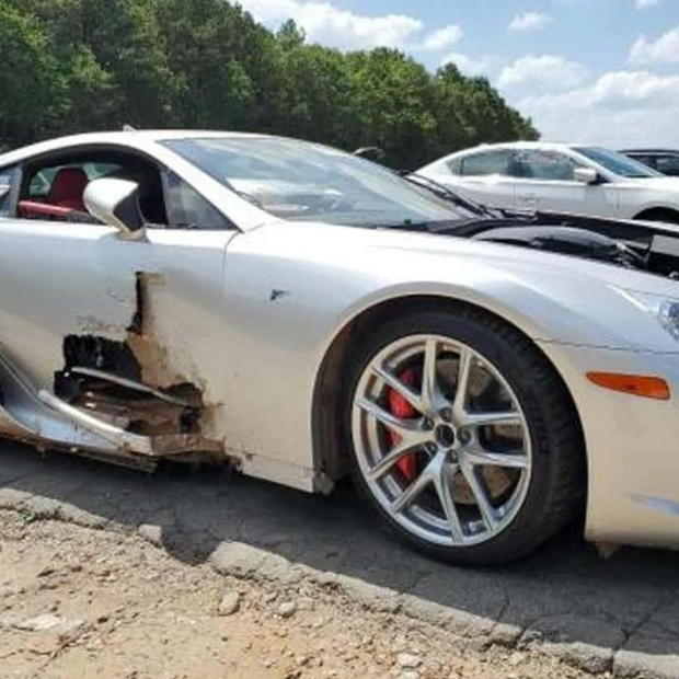 Rare Lexus LFA on Copart: A Half-Million Dollar Repair?