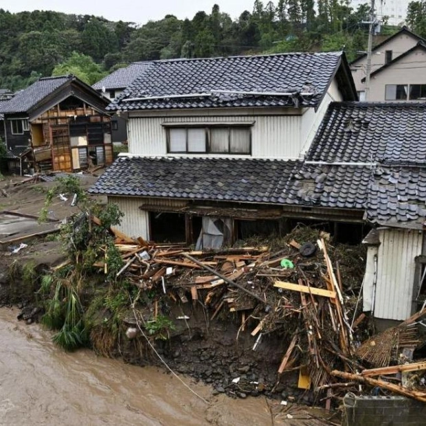 Floods and Landslides Devastate Central Japan