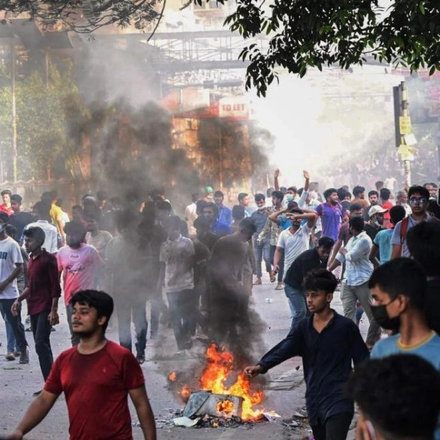 Protesters Set Fire to Bangladesh's BTV Headquarters Amid Ongoing Clashes