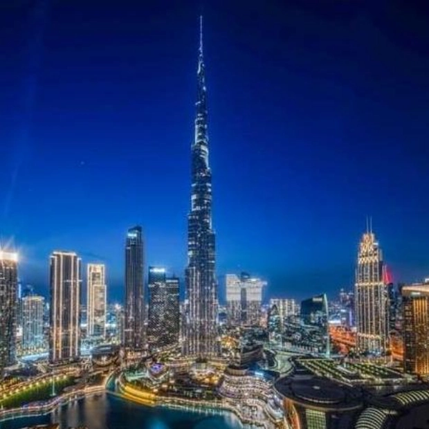 Burj Khalifa: Новое световое шоу к 15-летию