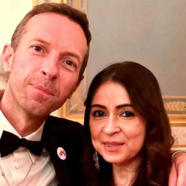 Bhavana Pandey Meets Chris Martin at Le Bal