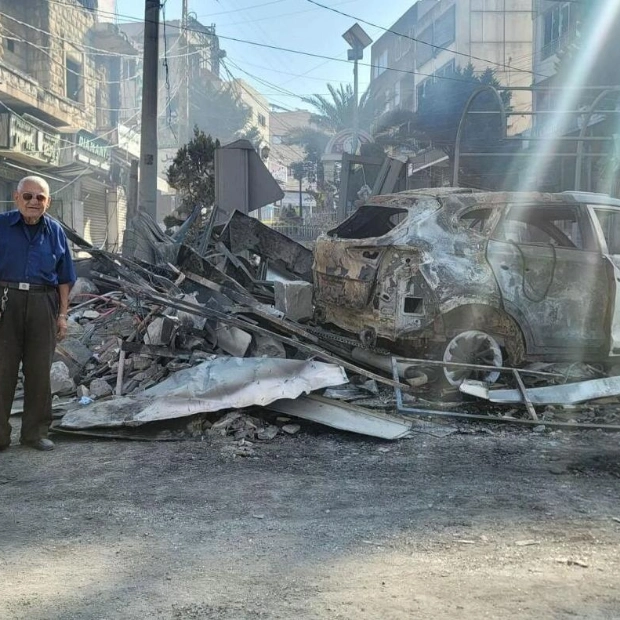 Lebanese Marketplace Ravaged by Israeli Airstrike