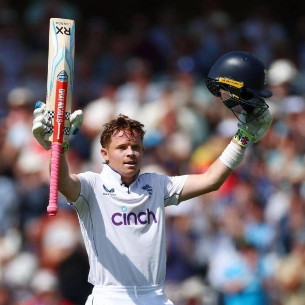 Ollie Pope's Century Leads England to 416 All Out Against West Indies