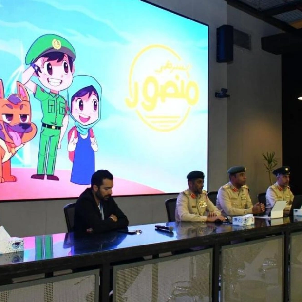 Dubai Police Launches Educational Cartoon Series 'Officer Mansour'