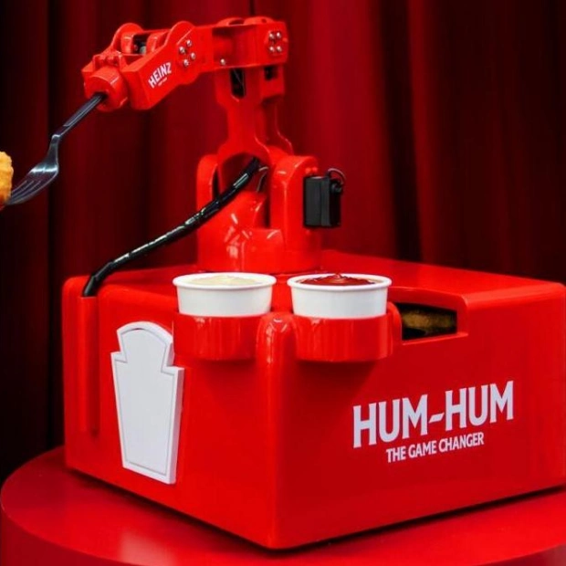 Heinz Unveils 'Hum Hum' Robotic Snack Dipper for Gamers