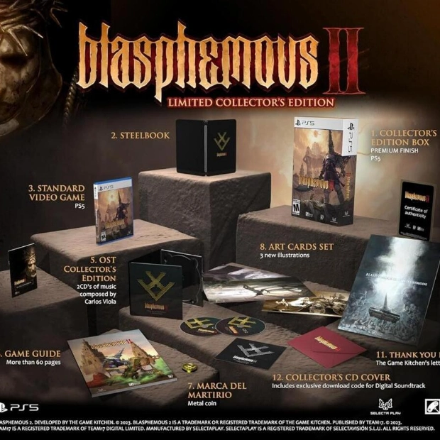 Limited Collector's Edition of Blasphemous 2 on Sale