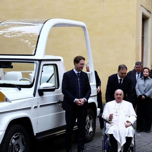 Pope Francis Receives New Electric Popemobile