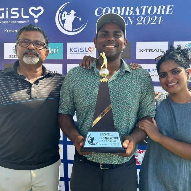 Rayhan Thomas Wins First Pro Title at Coimbatore Open