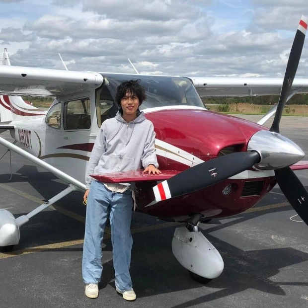 Young Pilot Ethan Guo Aims to Fly Solo Around the World for Cancer Research