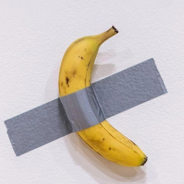 Banana Taped to Wall Sells for $6.2 Million at Auction