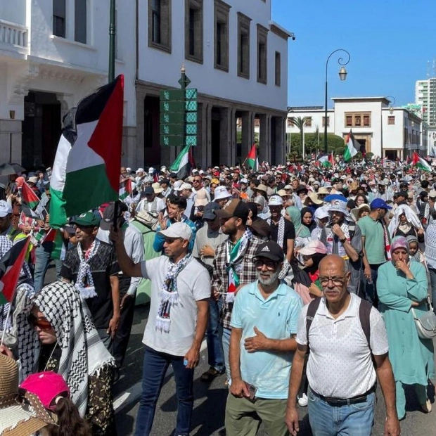 Moroccans Protest Against Israel Ties on Gaza Attack Anniversary