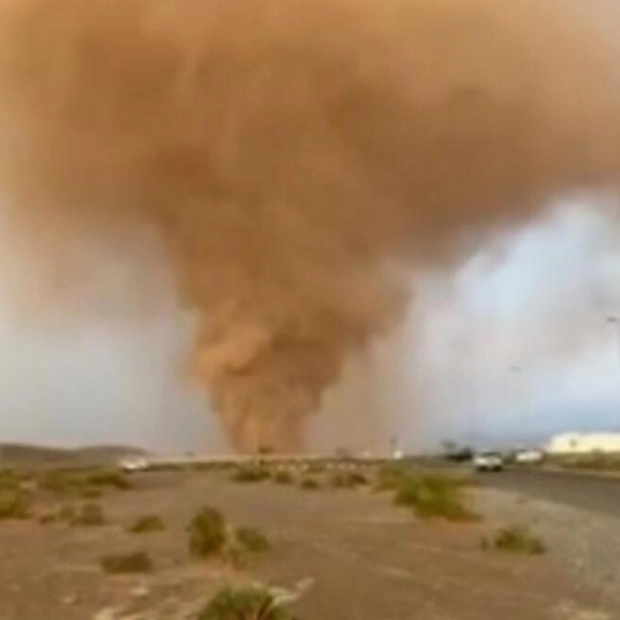 Landspout in Ras Al Khaimah: A Distinct Weather Phenomenon