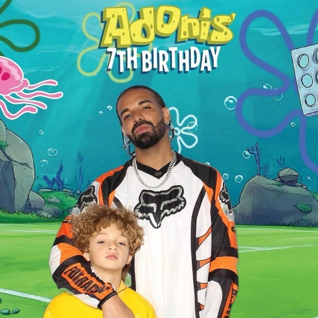 Drake's Son Adonis Celebrates 7th Birthday with SpongeBob Bash