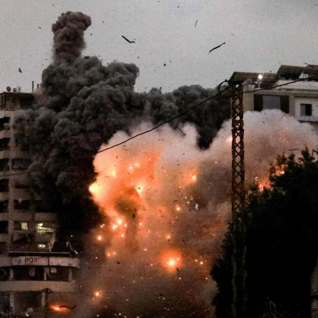 Israeli Airstrike in Beirut Sparks Fireball Amid Ceasefire Talks