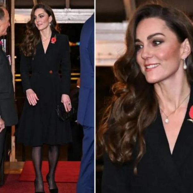 Princess of Wales Attends Festival of Remembrance