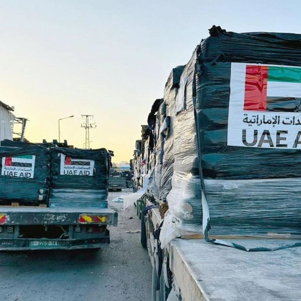 UAE Sends Aid Trucks to Gaza Amid Ongoing Conflict