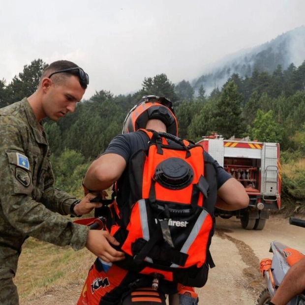 Young Dentist Joins Firefighters in Battle Against Wildfires