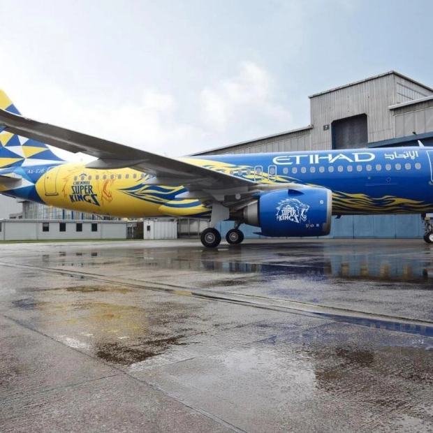 Etihad Airways Unveils New CSK-Themed Livery