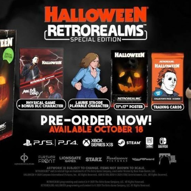 RetroRealms Arcade Launches with Halloween and Ash vs Evil Dead