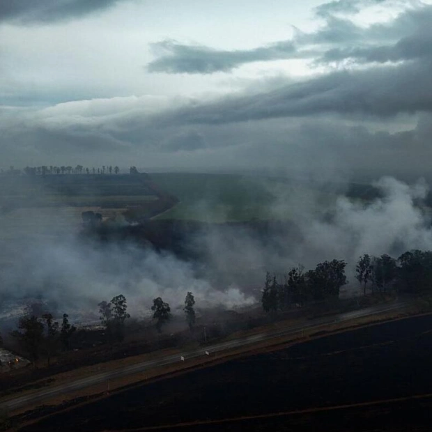 Brazil Deploys Military Aircraft in 'War' Against Wildfires in Sao Paulo