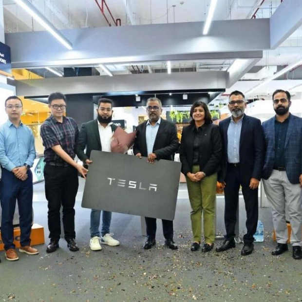 Sharaf DG and Huawei Collaborate to Award Tesla Model 3