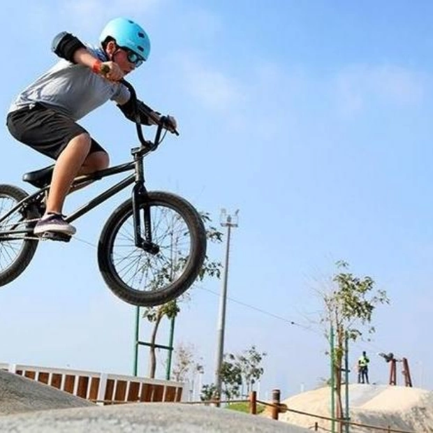 Соревнования BMX на трассе Circuit X в Абу-Даби