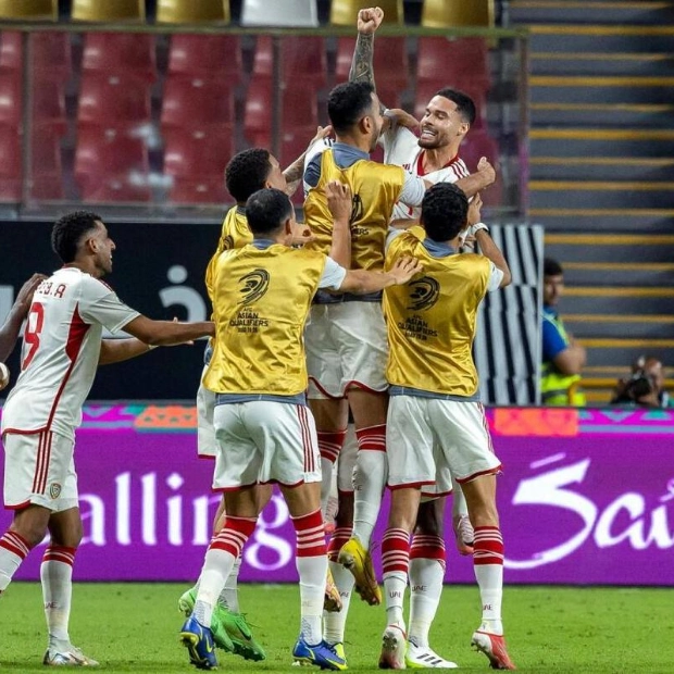 UAE Secures Crucial 3-0 Win Over Kyrgyzstan in World Cup Qualifier