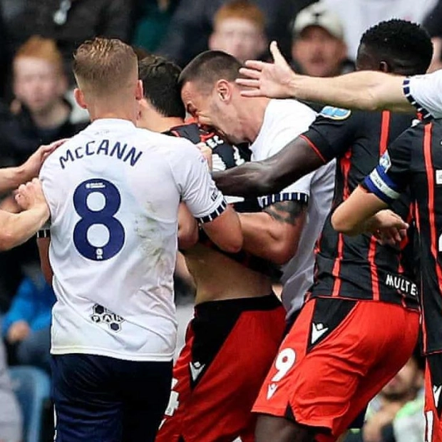 Preston Striker Charged with Biting Opponent