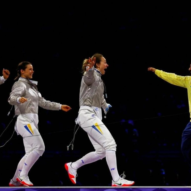 Ukrainian Women's Sabre Team Wins First Gold at Paris Olympics