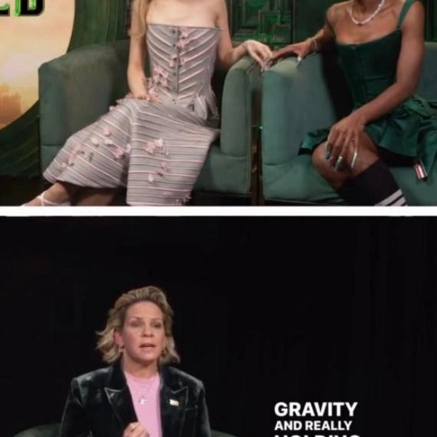 Wicked Press Tour Interview Goes Viral