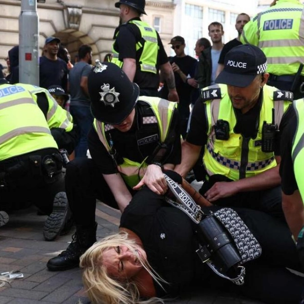 Violent Protests Erupt Across Britain Following Girls' Murder