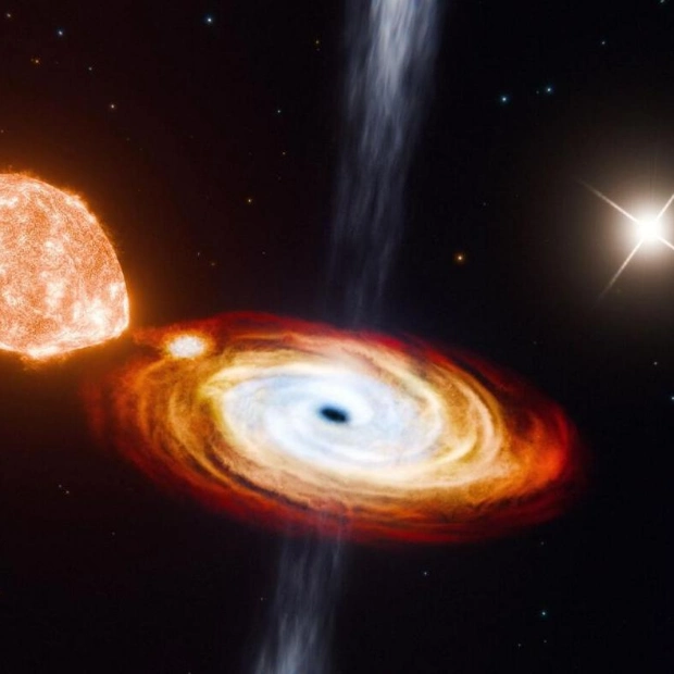 Triple Star System with Black Hole Challenges Formation Theories