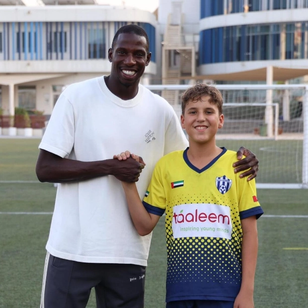 Abdoulaye Doucoure Surprises Young Football Players in Dubai
