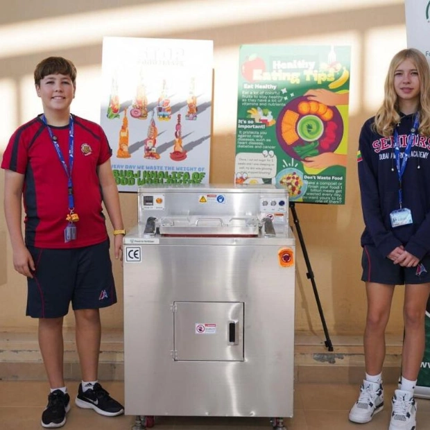 Dubai School Pioneers Food-to-Fertiliser Machine