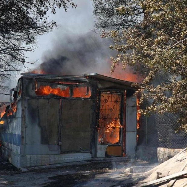 Massive Wildfires Threaten Athens and Surrounding Areas