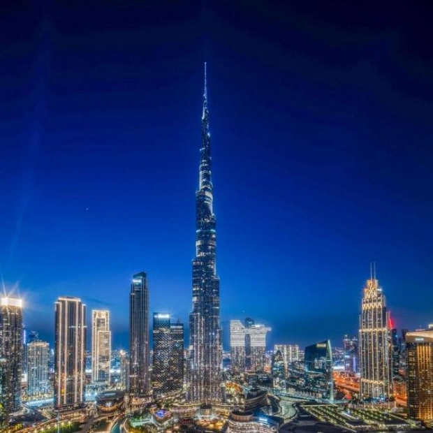 Burj Khalifa Gets New Lighting System for UAE National Day