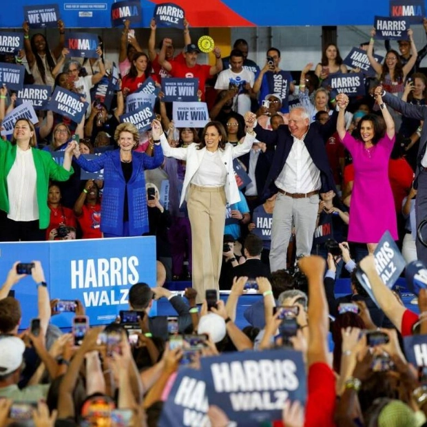 Kamala Harris Draws Massive Crowds, Challenges Trump's Rally Dominance