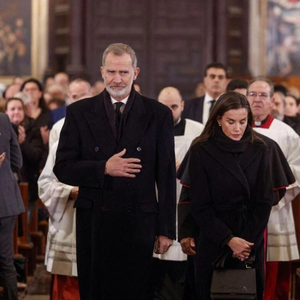 King Felipe and Queen Letizia Attend Valencia Flood Victims' Funeral